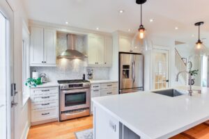 Kitchen in a Lake Martin, AL, home for sale